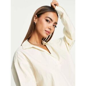 New Monki 100% Cotton Poplin Top Size S